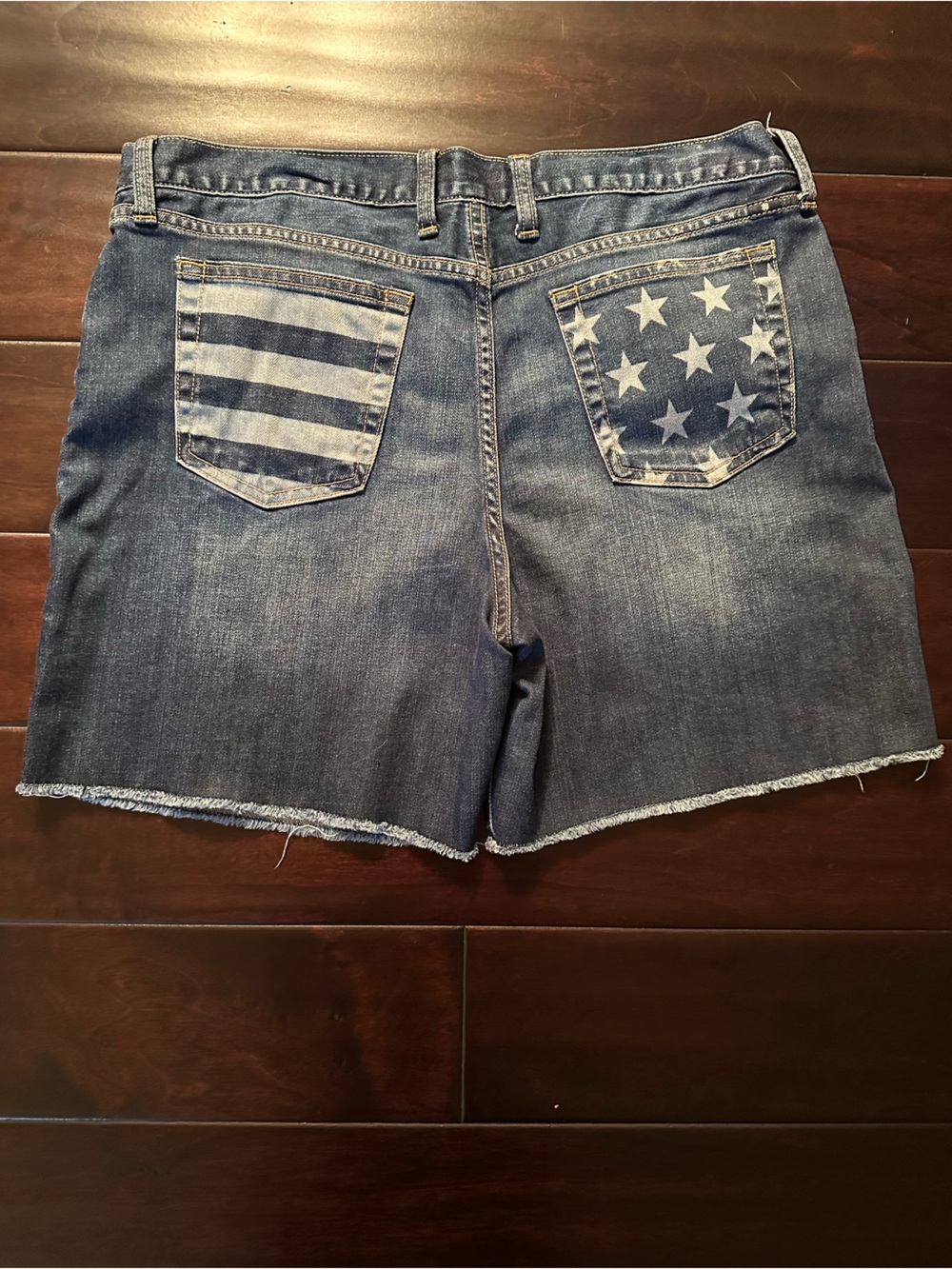 Lucky Brand Denim Bermuda Cut Off Laguna Short Sz 8